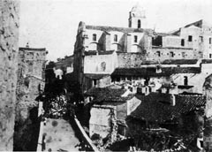 Processione in partenza dalla chiesa di Sant'Ignazio nel 1920