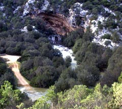 Grotta "Sa Oce" in piena