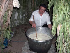 Preparazione del formaggio